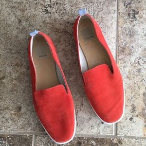 Dolce Vita Red Suede Flats 8.5